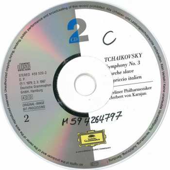 2CD Pyotr Ilyich Tchaikovsky: Symphonies Nos. 1-3 / Marche Slave / Capriccio Italien