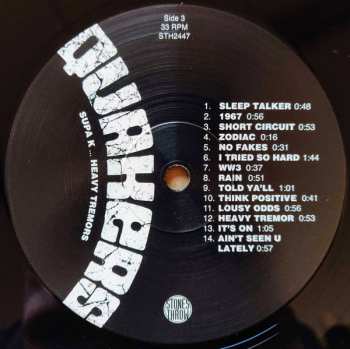 2LP Quakers: Supa K: Heavy Tremors
