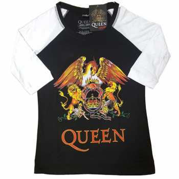 Merch Queen: Frauen T-Shirt Classic Crest 