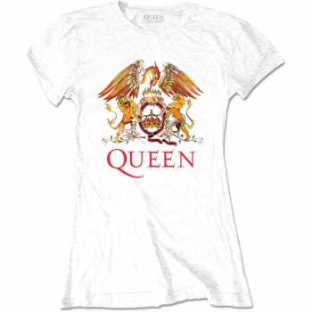 Merch Queen: Frauen T-Shirt Classic Crest 