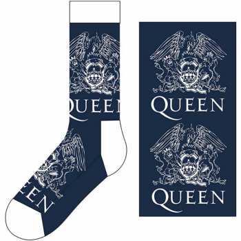 Merch Queen: Knöchelsocken White Crests 