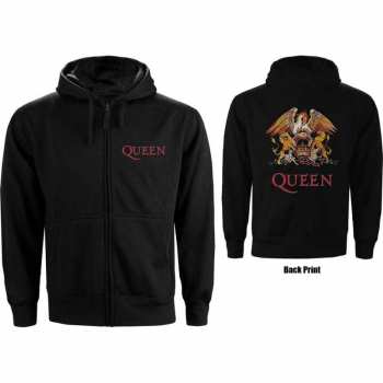 Merch Queen: Mikina Se Zipem Classic Crest  S