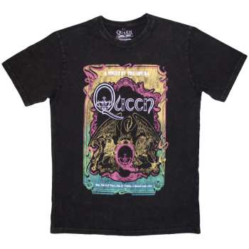 Merch Queen: Stone Wash T-Shirt A Night At The Opera Tour '76