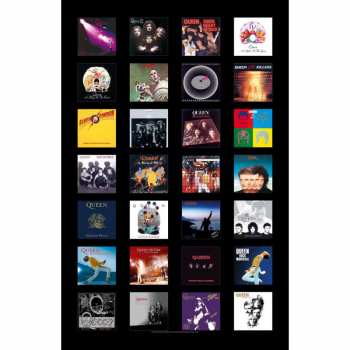 Merch Queen: Textil-Poster Albums