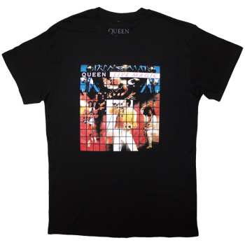 Merch Queen: Queen Unisex T-shirt: Live Magic (black) (small) S