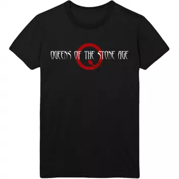 T-Shirt Text Logo Queens Of The Stone Age 
