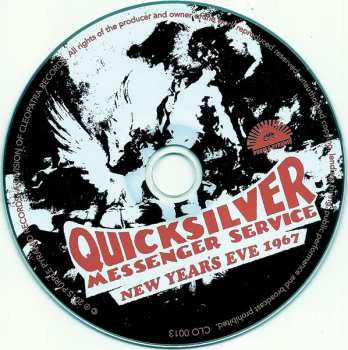 CD Quicksilver Messenger Service: New Year's Eve 1967