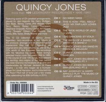 10CD Quincy Jones: Jazz (More Than 100 Legendary Recordings 1956 - 1960)