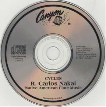 CD R. Carlos Nakai: Cycles (Native American Flute Music) (Volume 2)