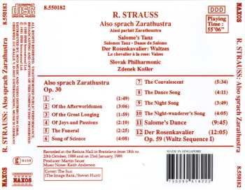 CD Richard Strauss: Also Sprach Zarathustra / Salome's Dance / Der Rosenkavalier: Waltzes