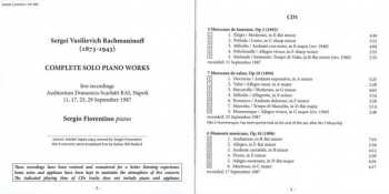 6CD/Box Set Sergei Vasilyevich Rachmaninoff: Complete Solo Piano Works (Live)