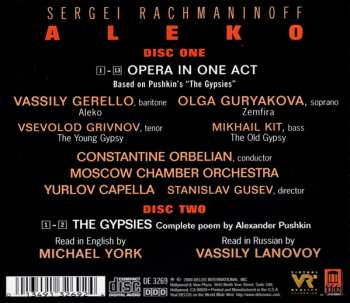 2CD Sergei Vasilyevich Rachmaninoff: Aleko / The Gypsies