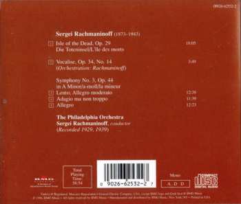 CD Sergei Vasilyevich Rachmaninoff: Rachmaninoff Conducts Rachmaninoff – Symphony No. 3 • The Isle Of The Dead • Vocalise