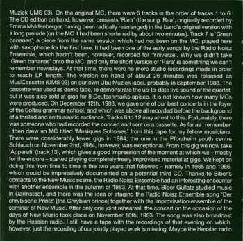 CD Radio Noisz Ensemble: Odiszée Parck