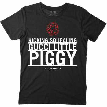 Merch Radiohead: T-Shirt Gucci Piggy 