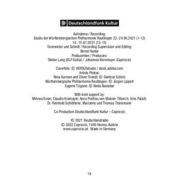 CD Nina Karmon: Piano Concerto / Violin Concerto / Symphonic Suite 'Das Zauberflötchen'