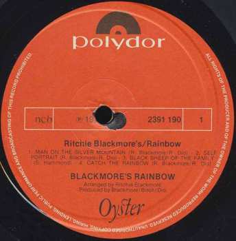 LP Rainbow: Ritchie Blackmore's Rainbow