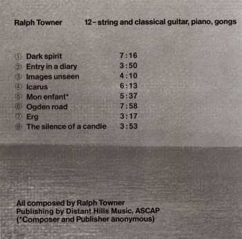 CD Ralph Towner: Diary