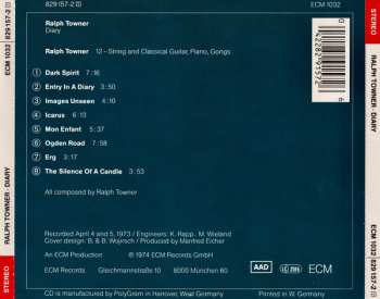 CD Ralph Towner: Diary