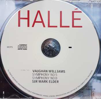 CD Ralph Vaughan Williams: Symphony No.5 , Symphony No.8