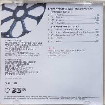 CD Ralph Vaughan Williams: Symphony No.5 , Symphony No.8