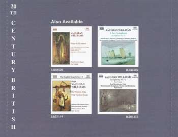 CD Ralph Vaughan Williams: Willow-Wood / The Sons Of Light / Toward The Unknown Region / Five Variants Of Dives And Lazarus