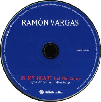 CD Ramón Vargas: In My Heart Nel Mio Cuore