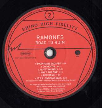 LP Ramones: Road To Ruin LTD | NUM