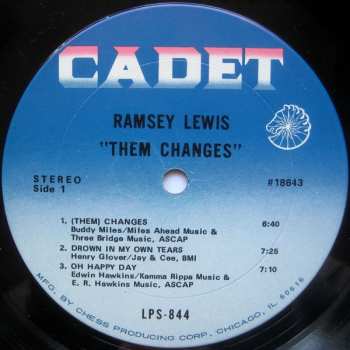 LP Ramsey Lewis: Them Changes