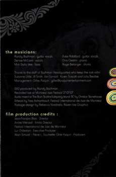 DVD Randy Bachman: Live At The Festival International De Jazz De Montreal