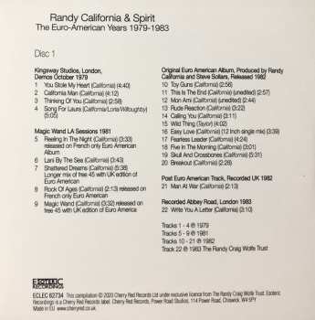 6CD/Box Set Spirit: The Euro-American Years 1979-1983