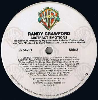 LP Randy Crawford: Abstract Emotions