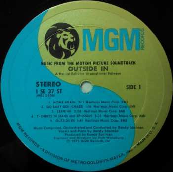 LP Randy Edelman: Outside In (Music From The Motion Picture Soundtrack)