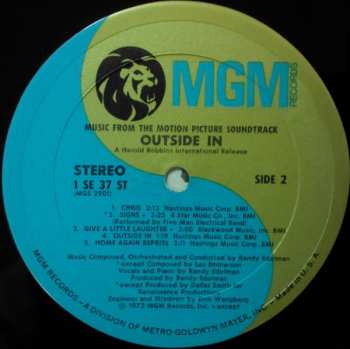 LP Randy Edelman: Outside In (Music From The Motion Picture Soundtrack)