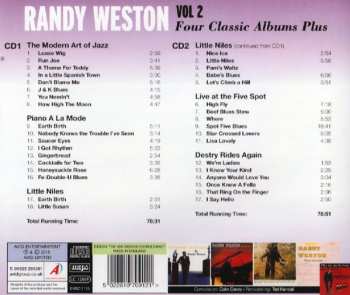 2CD Randy Weston: Four Classic Albums Plus: The Modern Art Of Jazz / Piano A La Mode / Little Niles / Live At The Five Spot / Destry Rides Again