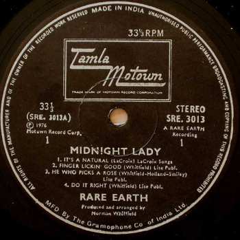 LP Rare Earth: Midnight Lady