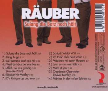 CD De Räuber: Sulang Die Botz Noch Hält