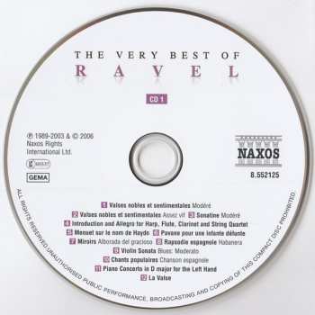 2CD Maurice Ravel: The Very Best Of Ravel