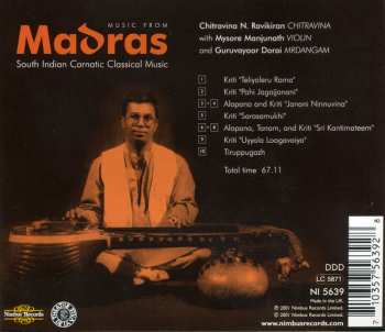 CD N. Ravikiran: Music From Madras (Ravikiran Plays Chitravina)