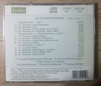 CD Alan Rawsthorne: Symphonies 1, 2 & 3