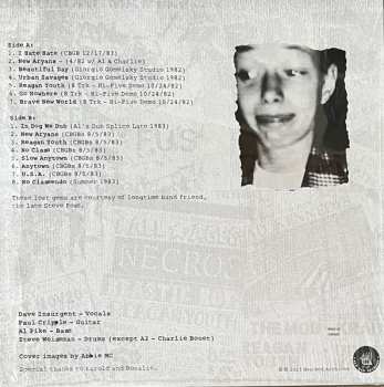 LP Reagan Youth: The Poss Tapes 1981 - 1984 CLR | LTD