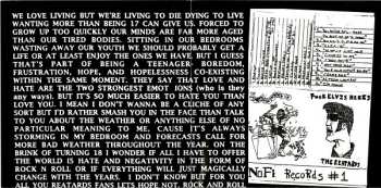 CD Reatards: Teenage Hate