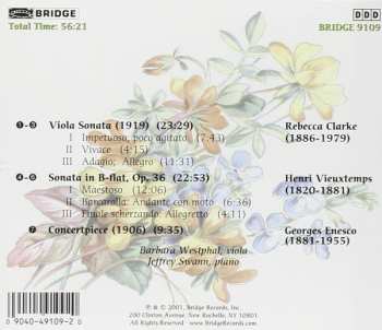 CD George Enescu: Viola Sonatas