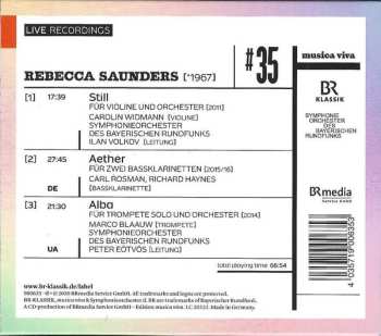 CD Rebecca Saunders: #35 | Still / Aether / Alba