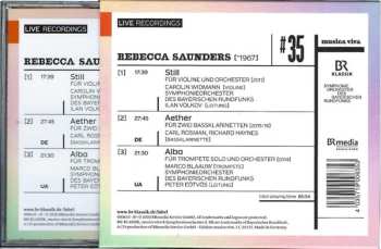 CD Rebecca Saunders: #35 | Still / Aether / Alba