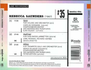 CD Rebecca Saunders: #35 | Still / Aether / Alba