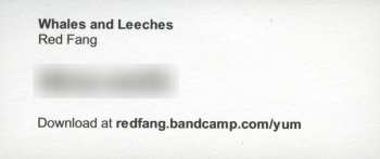 LP Red Fang: Whales And Leeches