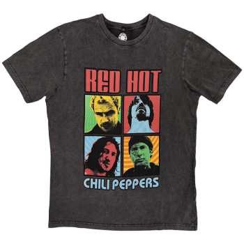 Merch Red Hot Chili Peppers: Stone Wash T-Shirt Portrait Photos