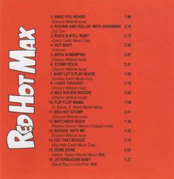 CD Red Hot Max & Cats: Red Hot Max & Cats (The Thrilling Sound Of Hot Rockabilly)