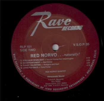 LP Red Norvo Quintet: Norvo... Naturally!